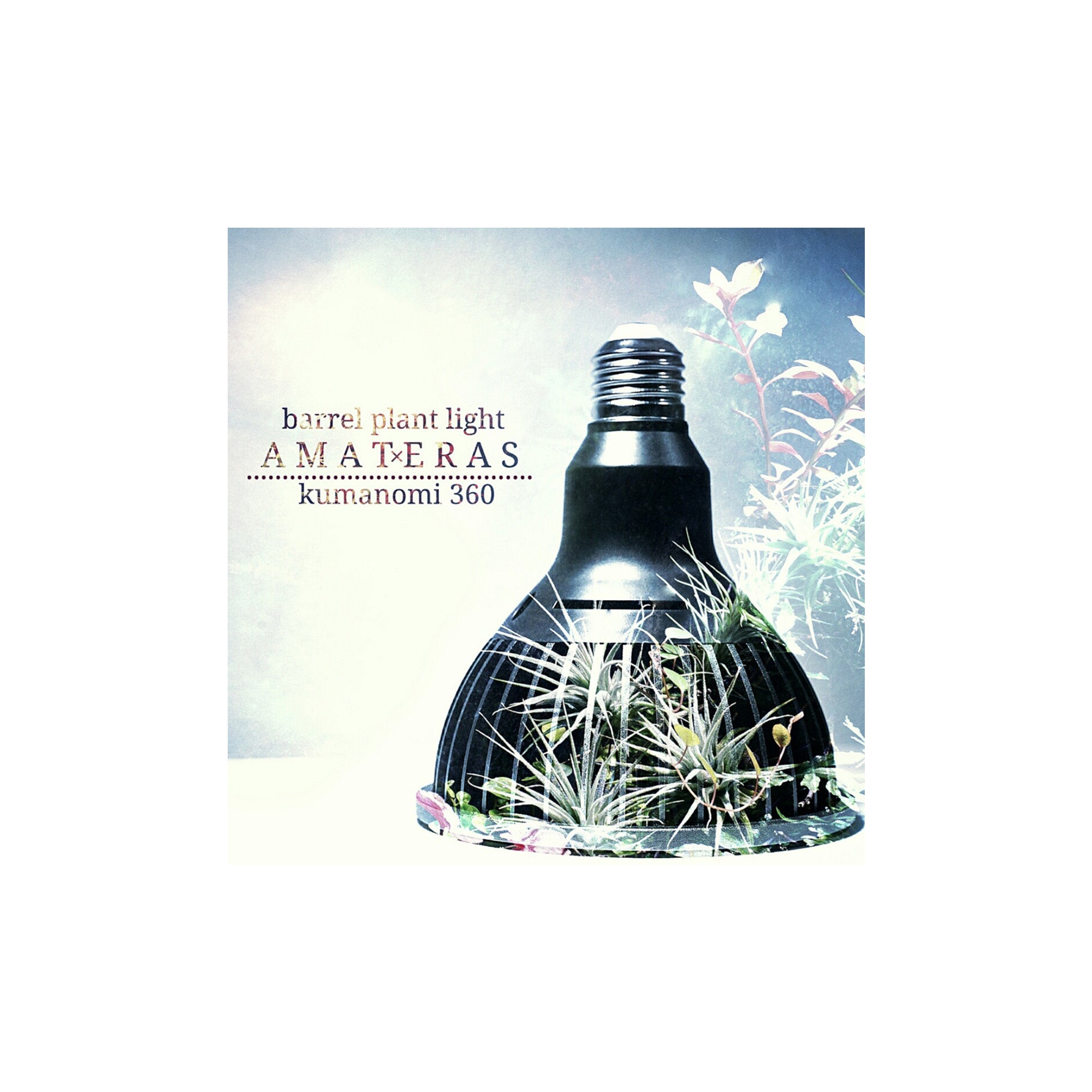 AMATERAS kumanomi 360 バレルプラントライト20W 未使用 AMATERAS LED