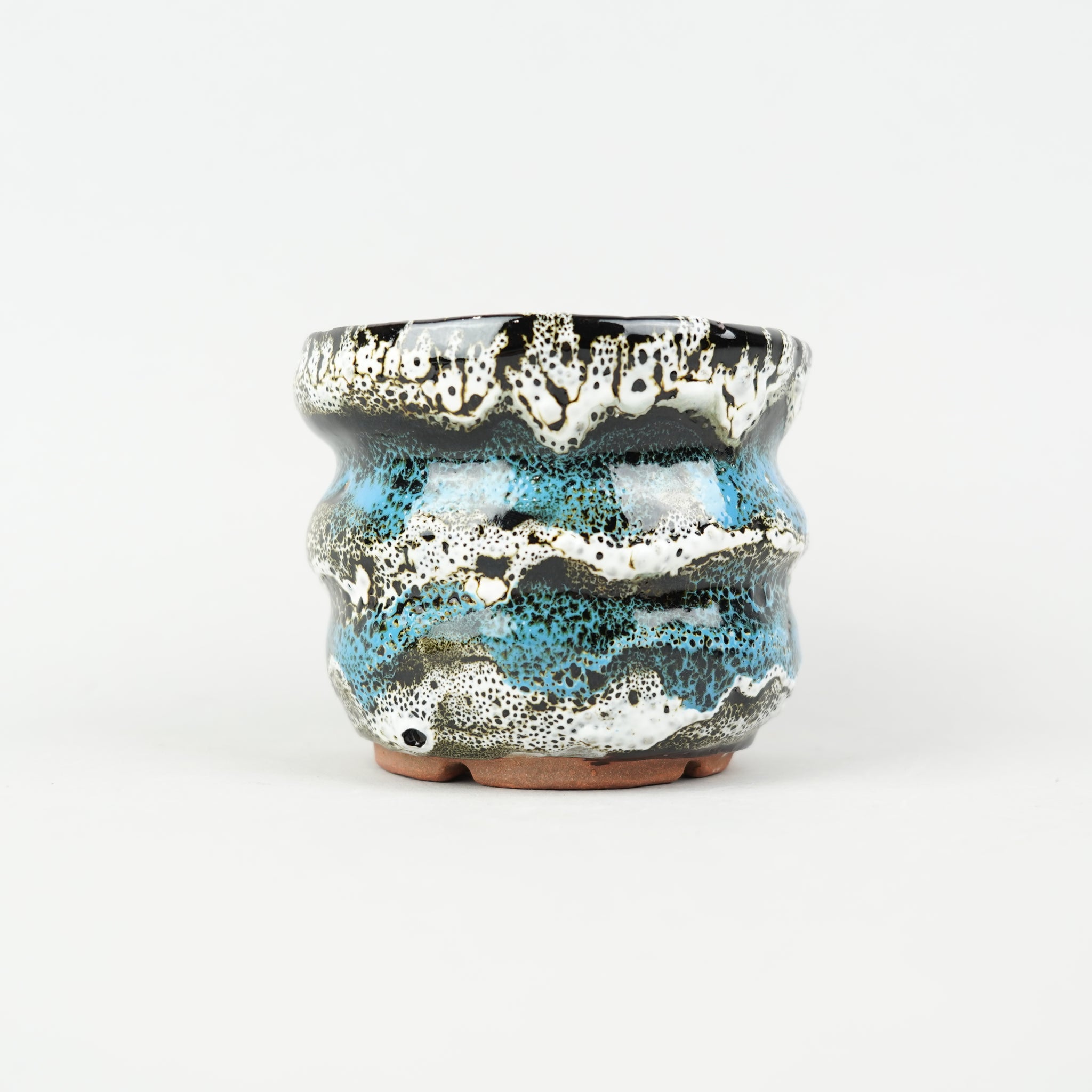 【陶器鉢】琳々助_植木鉢_52nRS11