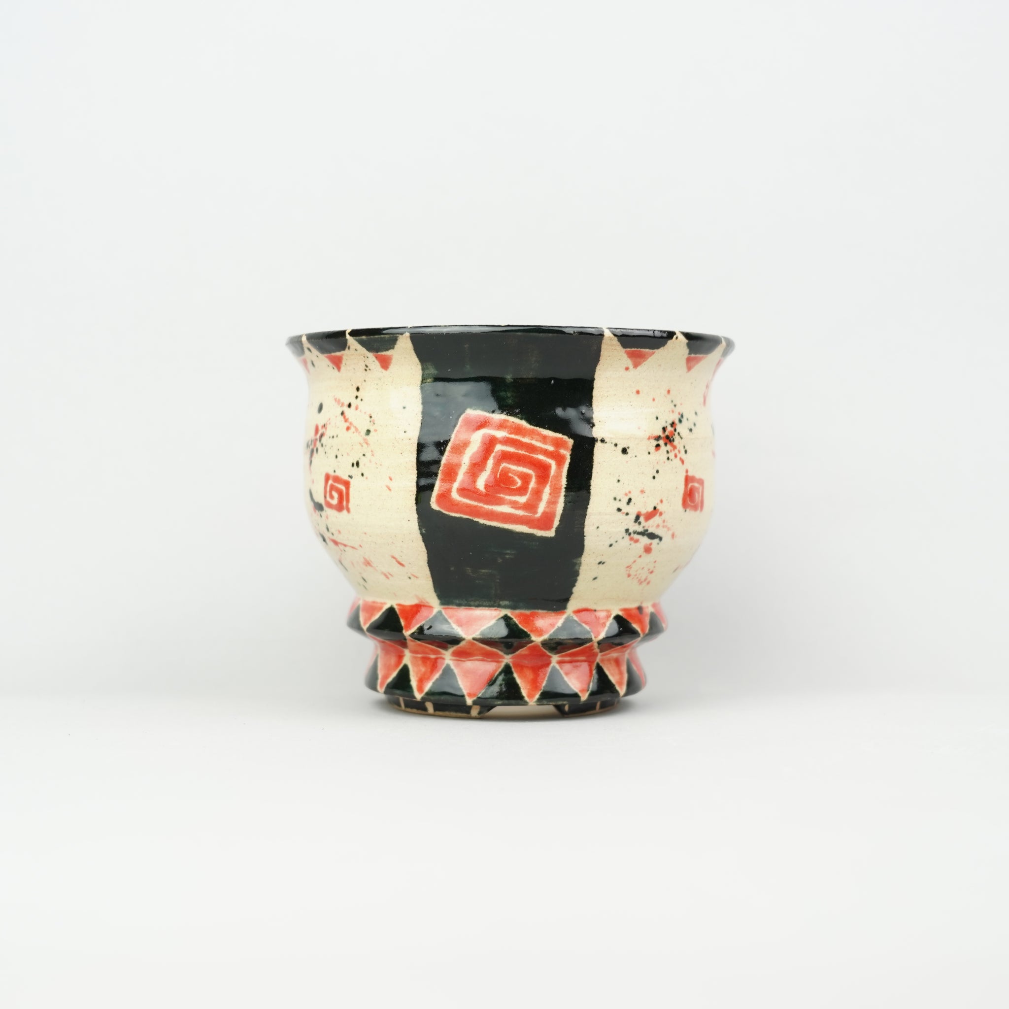 【陶器鉢】大谷紀貴_植木鉢_39nON27