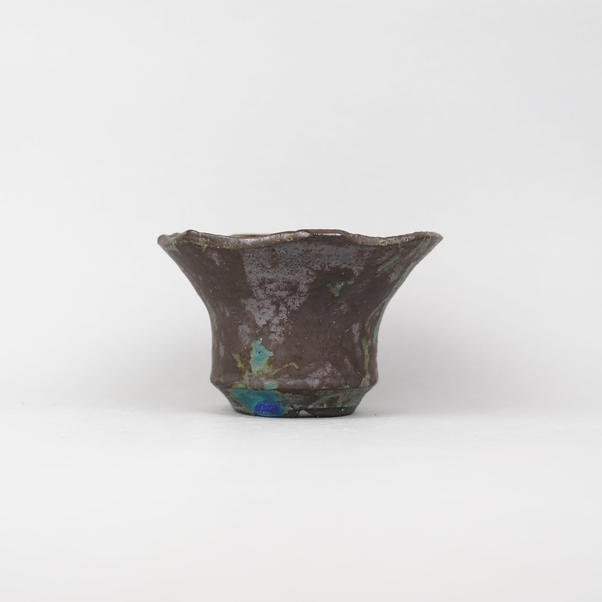 【陶器鉢】へちかみ_植木鉢 _24nHC105