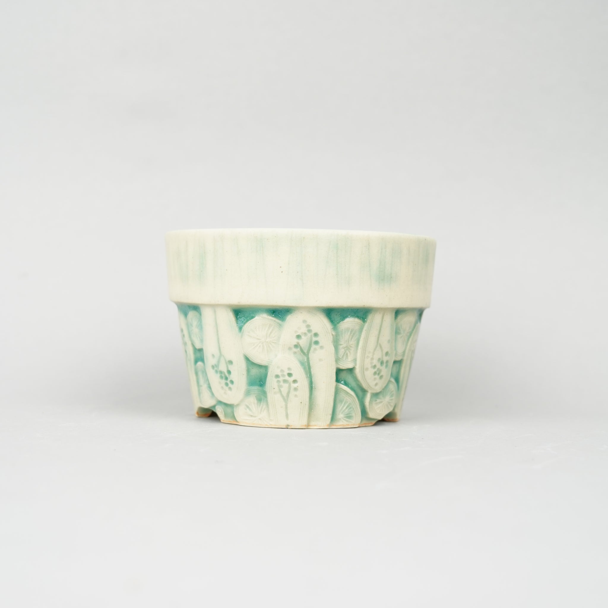 HACHI-8鉢展オブザーバー作品【陶器鉢】森山芙美_植木鉢_19nMF87