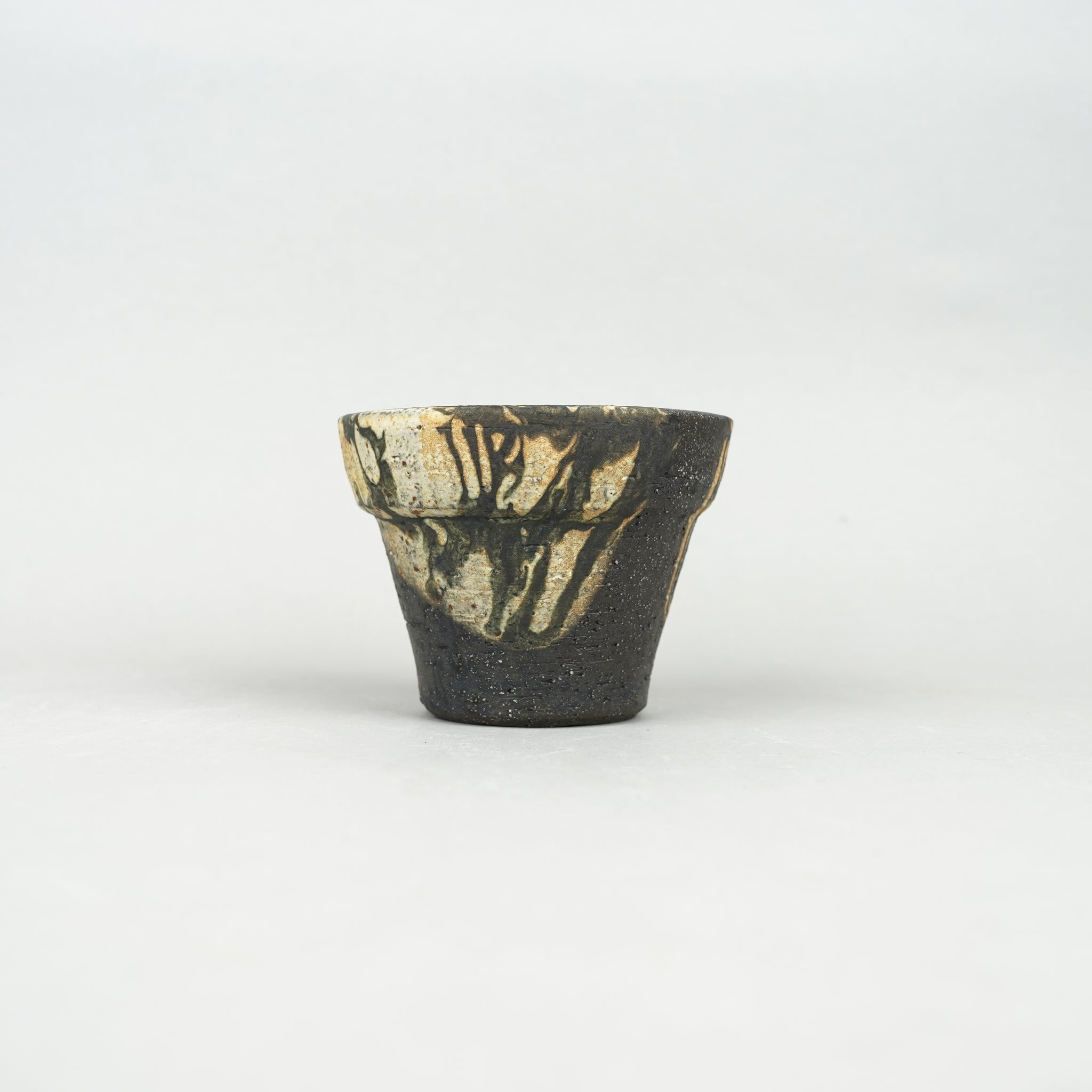 HACHI-8鉢展オブザーバー作品【陶器鉢】へちかみ_植木鉢 _24nHC125