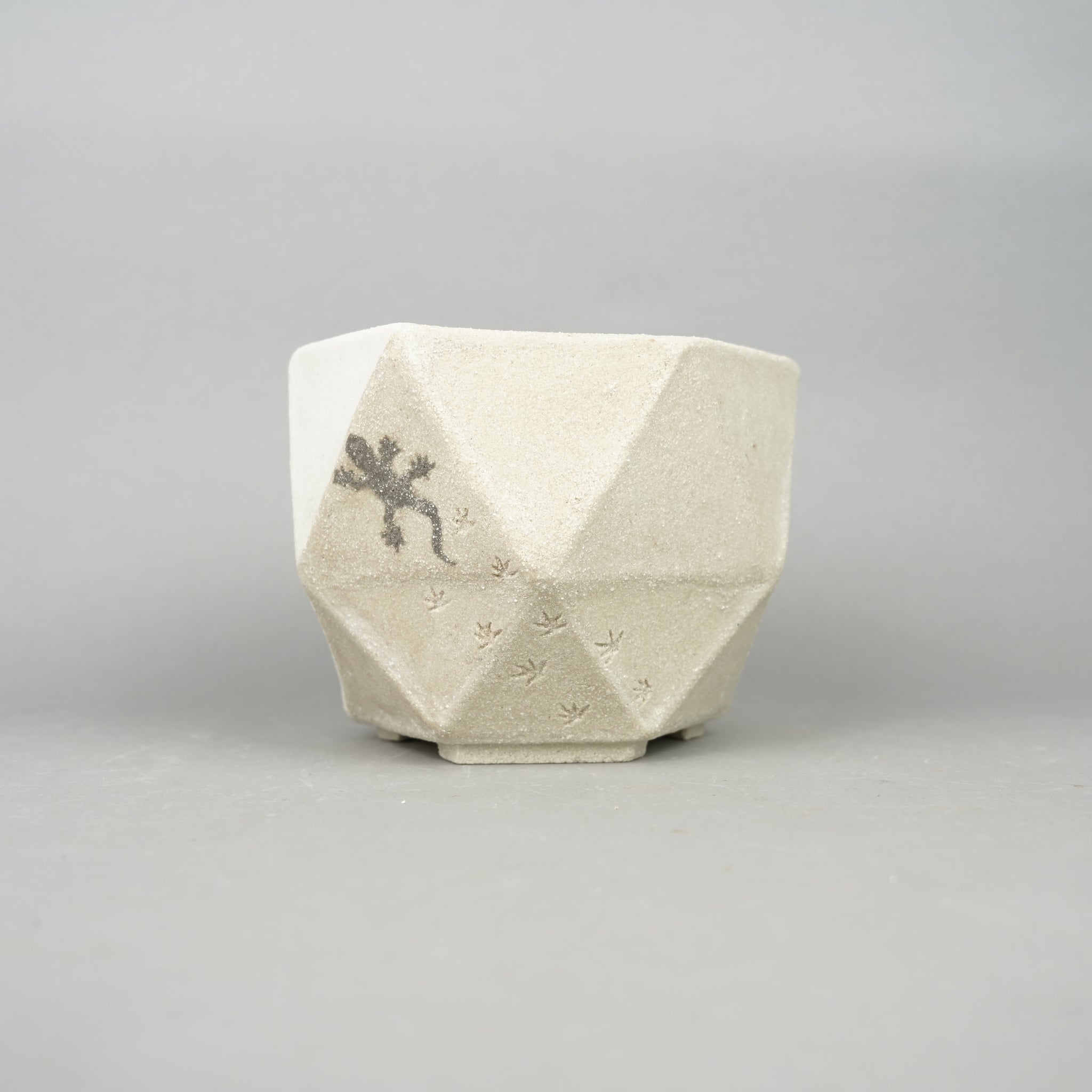 【審査員賞】アトリエ きいろいことり desert pot  white sands_HACHI-8鉢展2025_自由創作