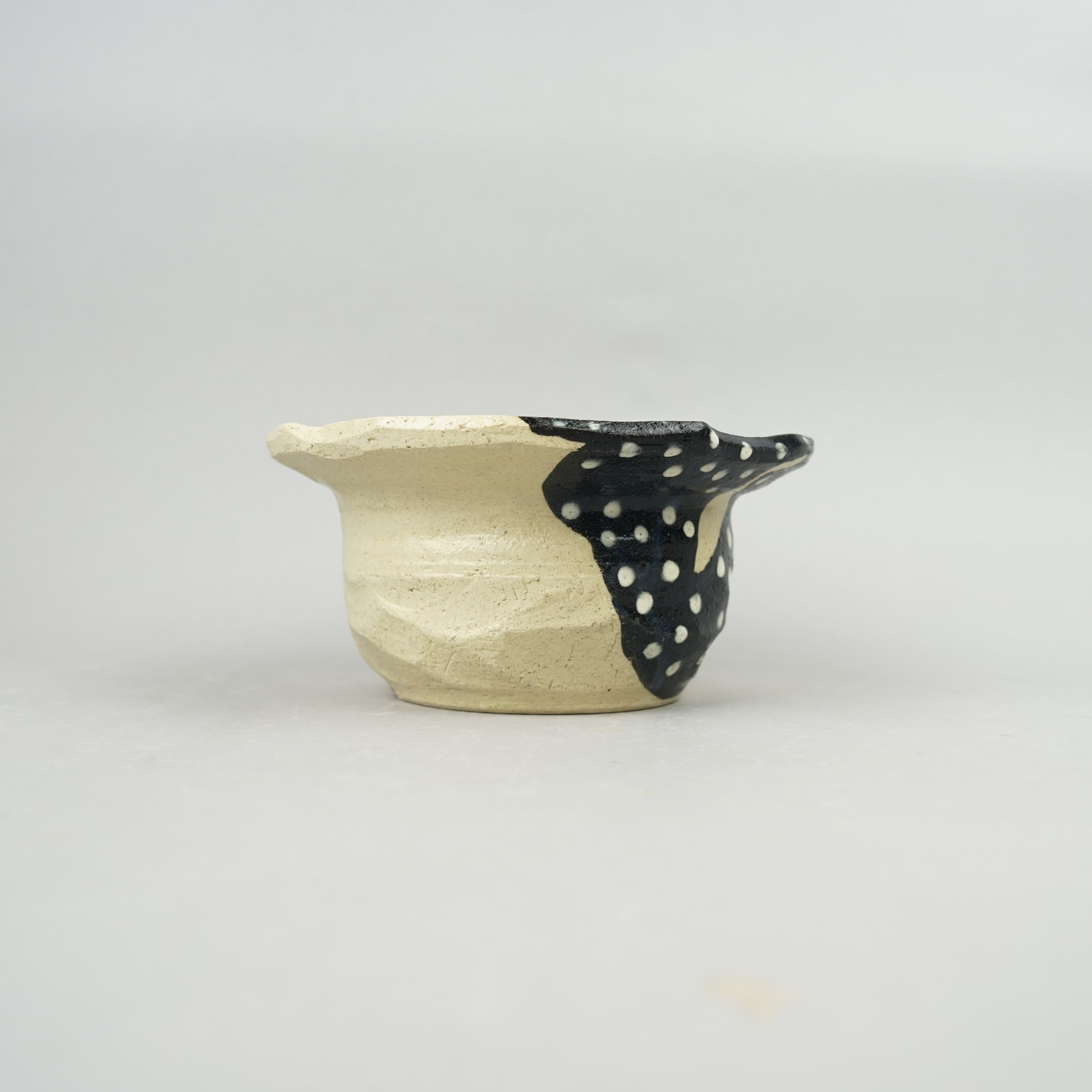 やきものはっち 鉢 菊地元野 / DANSOU GLOSS ツートン / kg_dt08_s / 約φ10.5cm