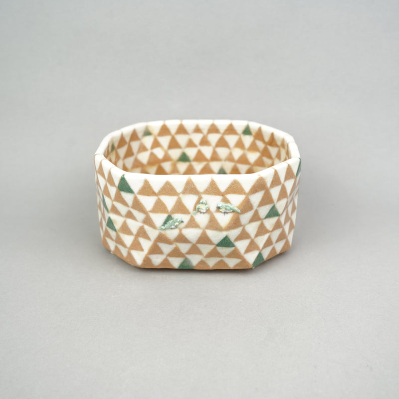 【陶器鉢】きいろいことり_植木鉢_44nKK23