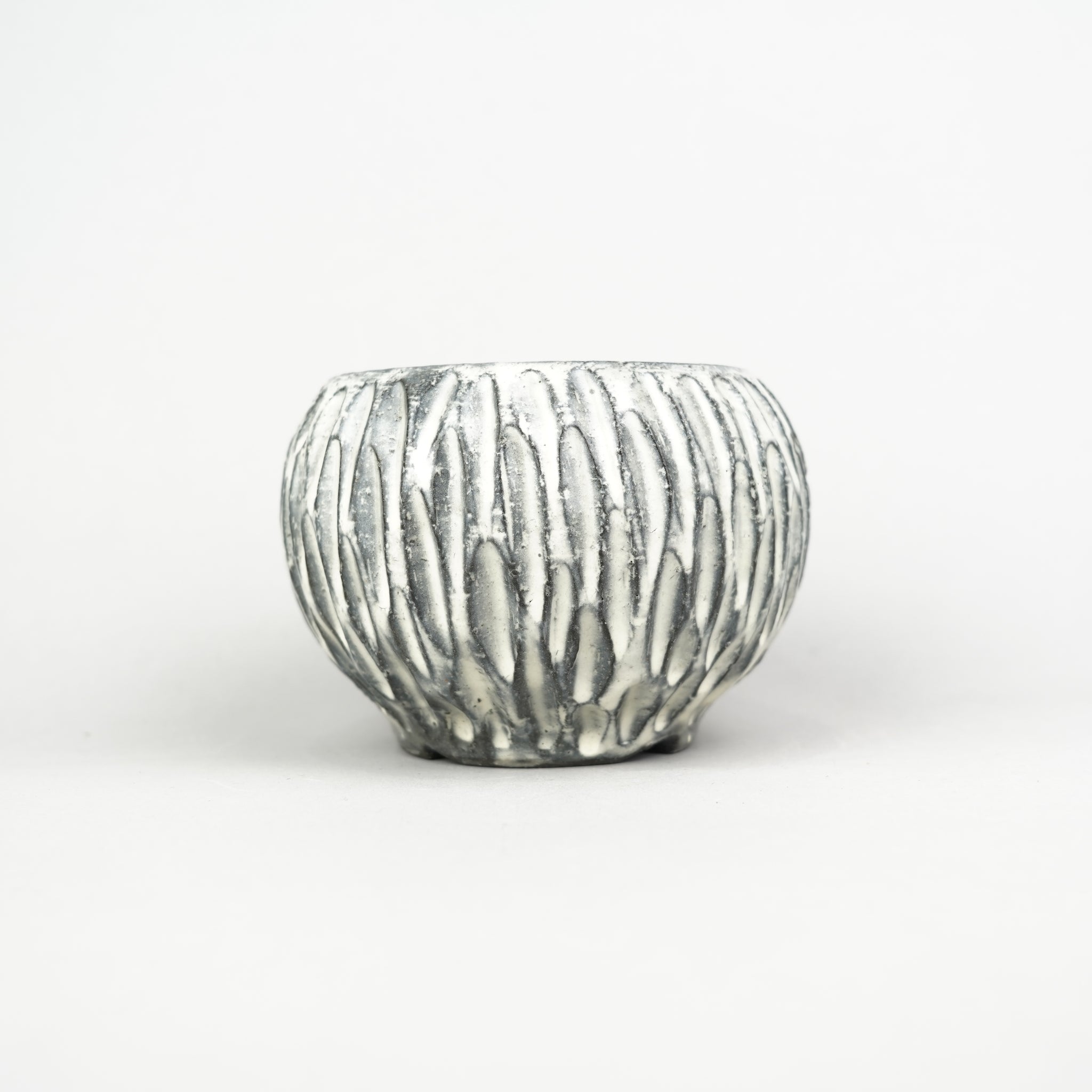 【陶器鉢】へちかみ_植木鉢 _24nHC219