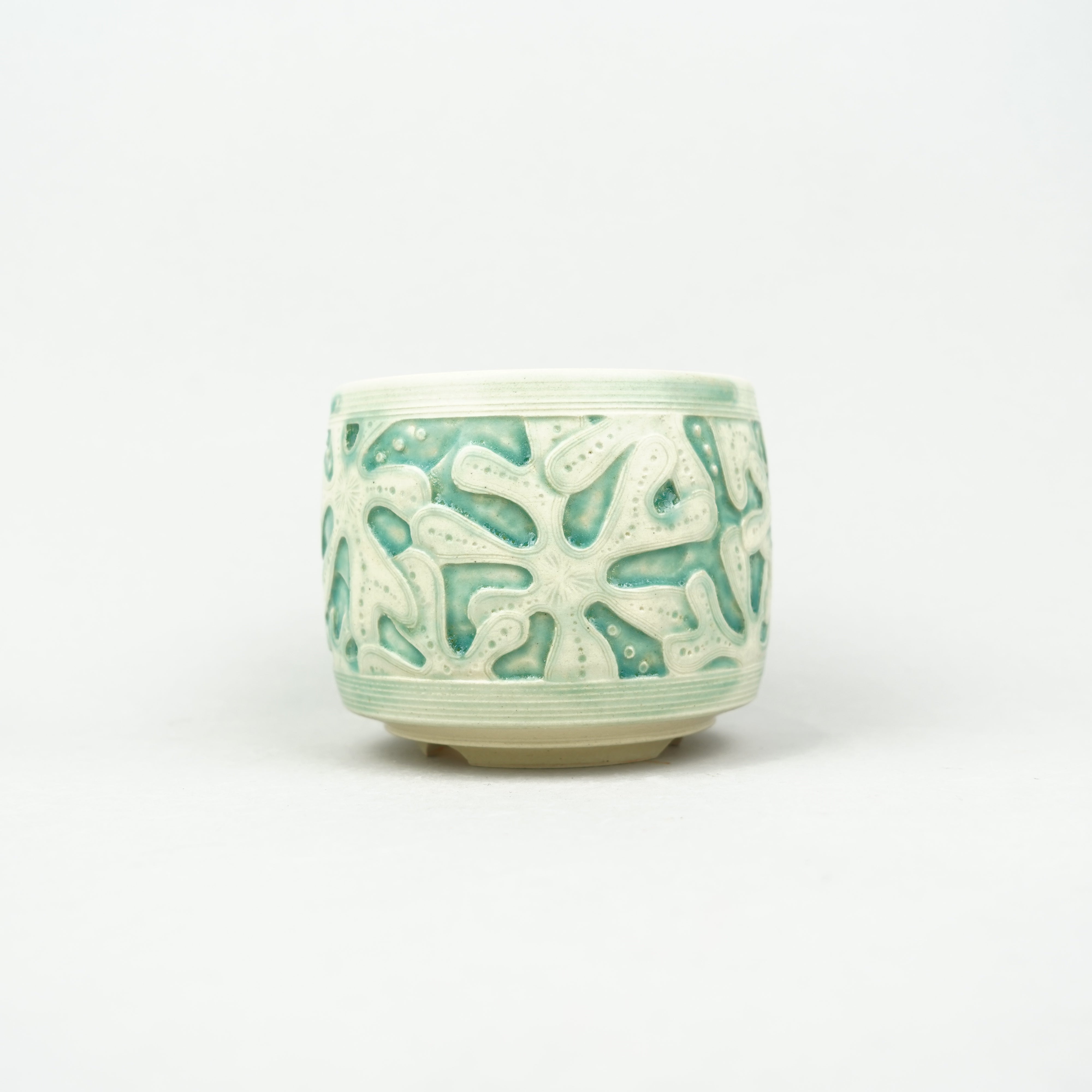 茶九　中国　緑瑪瑙彫刻　鉢　M　R4156 商品一覧/植木鉢 – Hachi-8