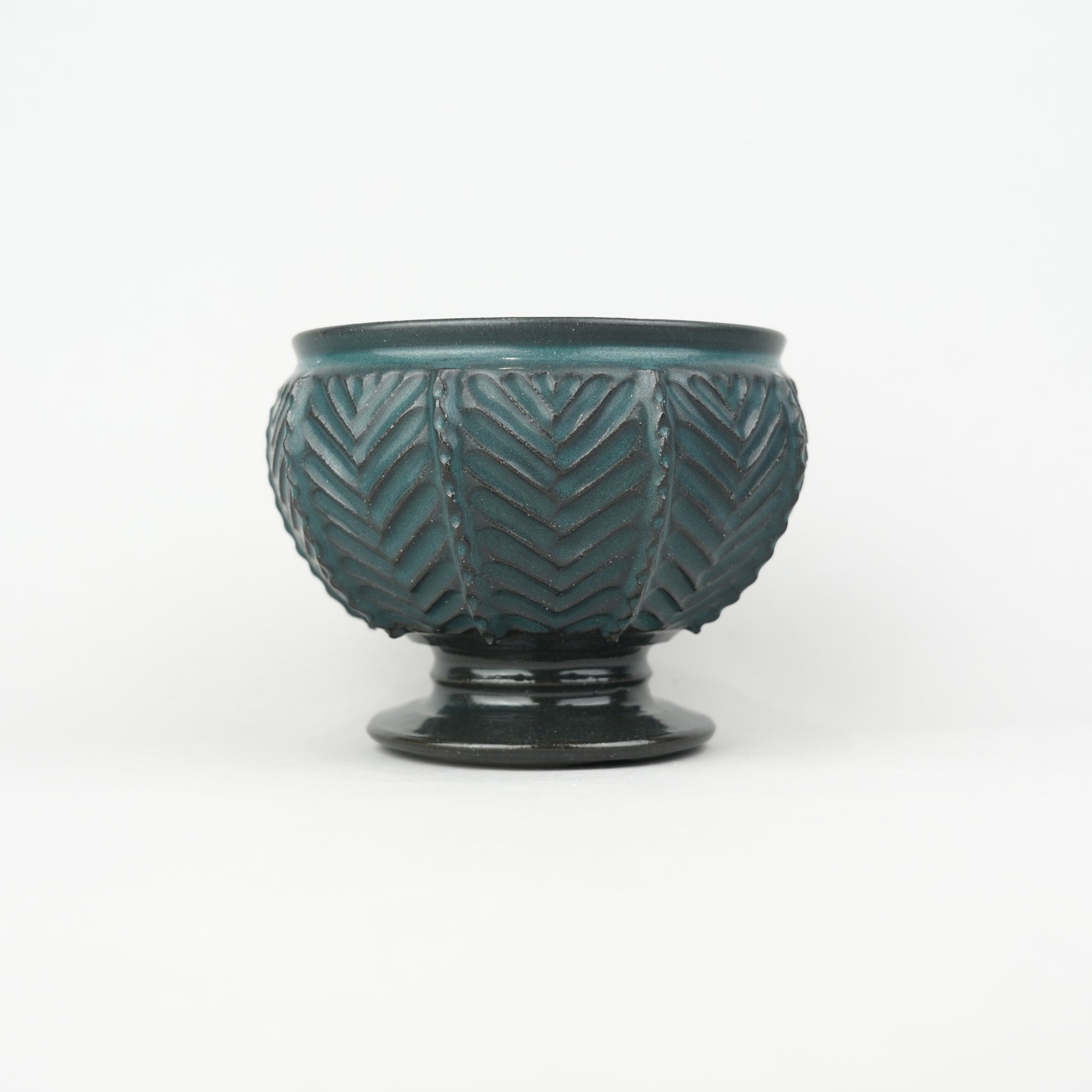 【陶器鉢】森山芙美_植木鉢_19nMF155