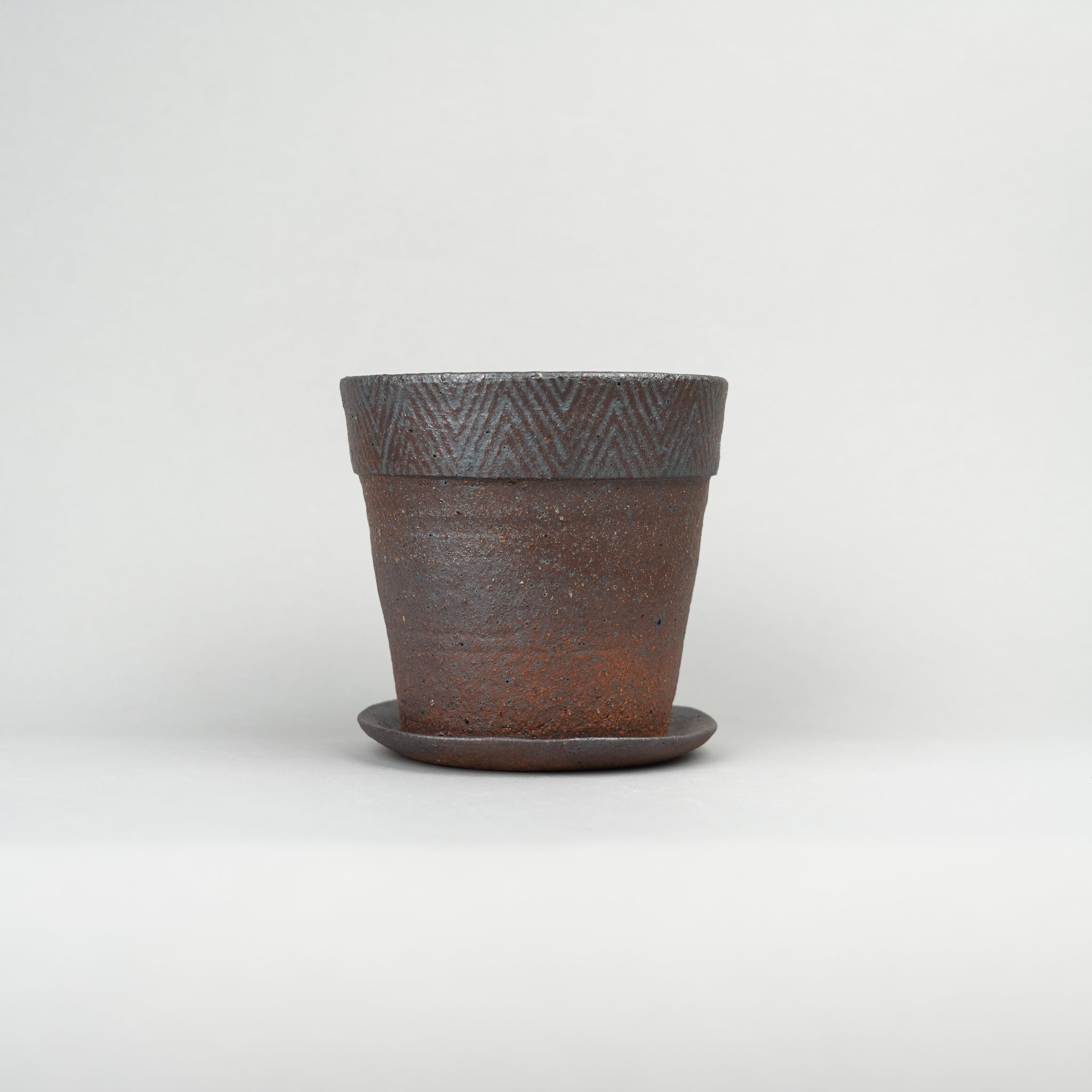 HACHI-8鉢展オブザーバー作品 【陶器鉢】須釜優子_植木鉢_2nSY101
