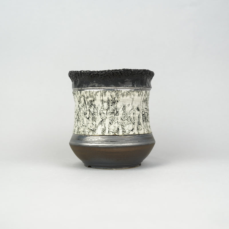 【陶器鉢】至楽_植木鉢_47nSR80