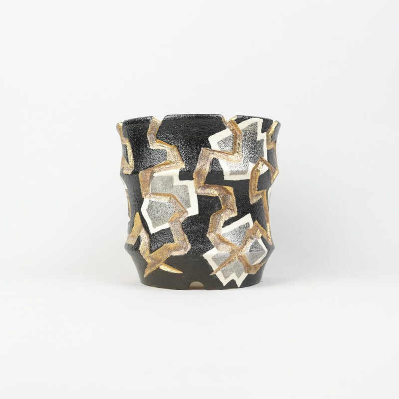 【陶器鉢】熊本栄司_植木鉢_41nKE23