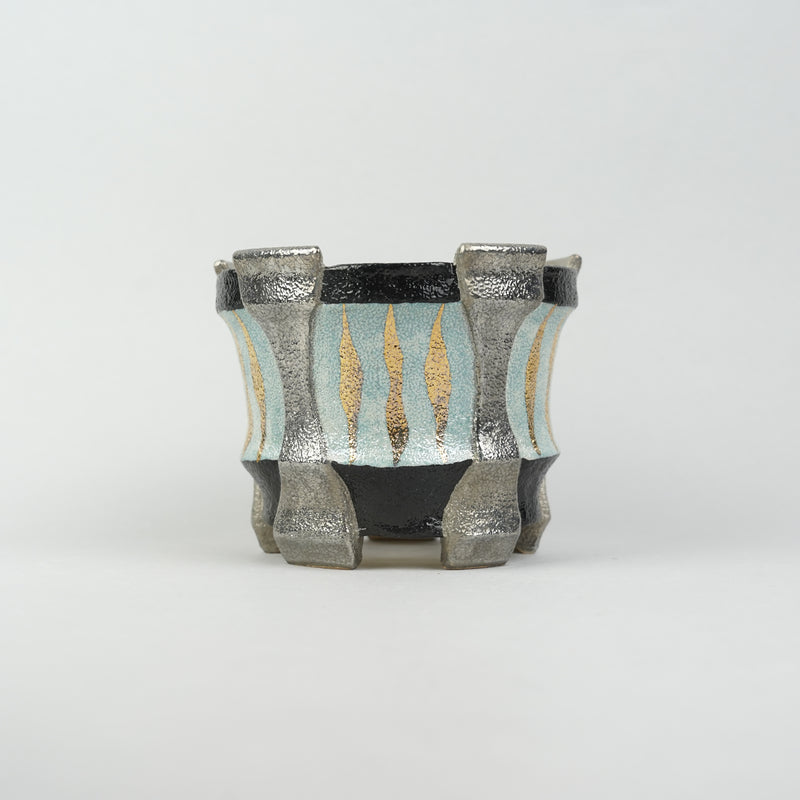 【陶器鉢】熊本栄司_植木鉢_41nKE27