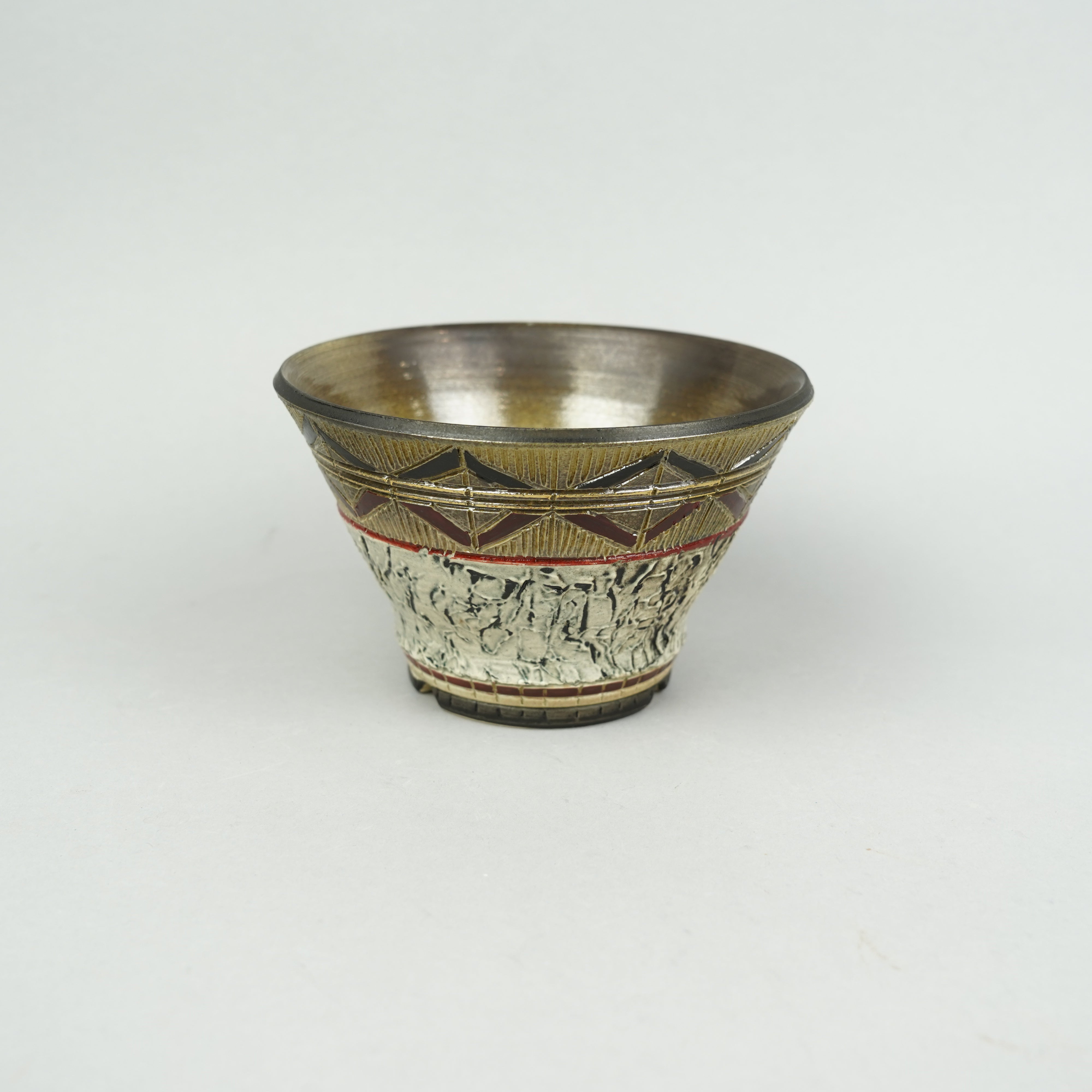 ちゃーさん　新品　陶器　陶芸作家　リム鉢3個　199 ちゃーさん 新品 陶器 陶芸作家 リム鉢3個 199 新品 陶器 陶芸