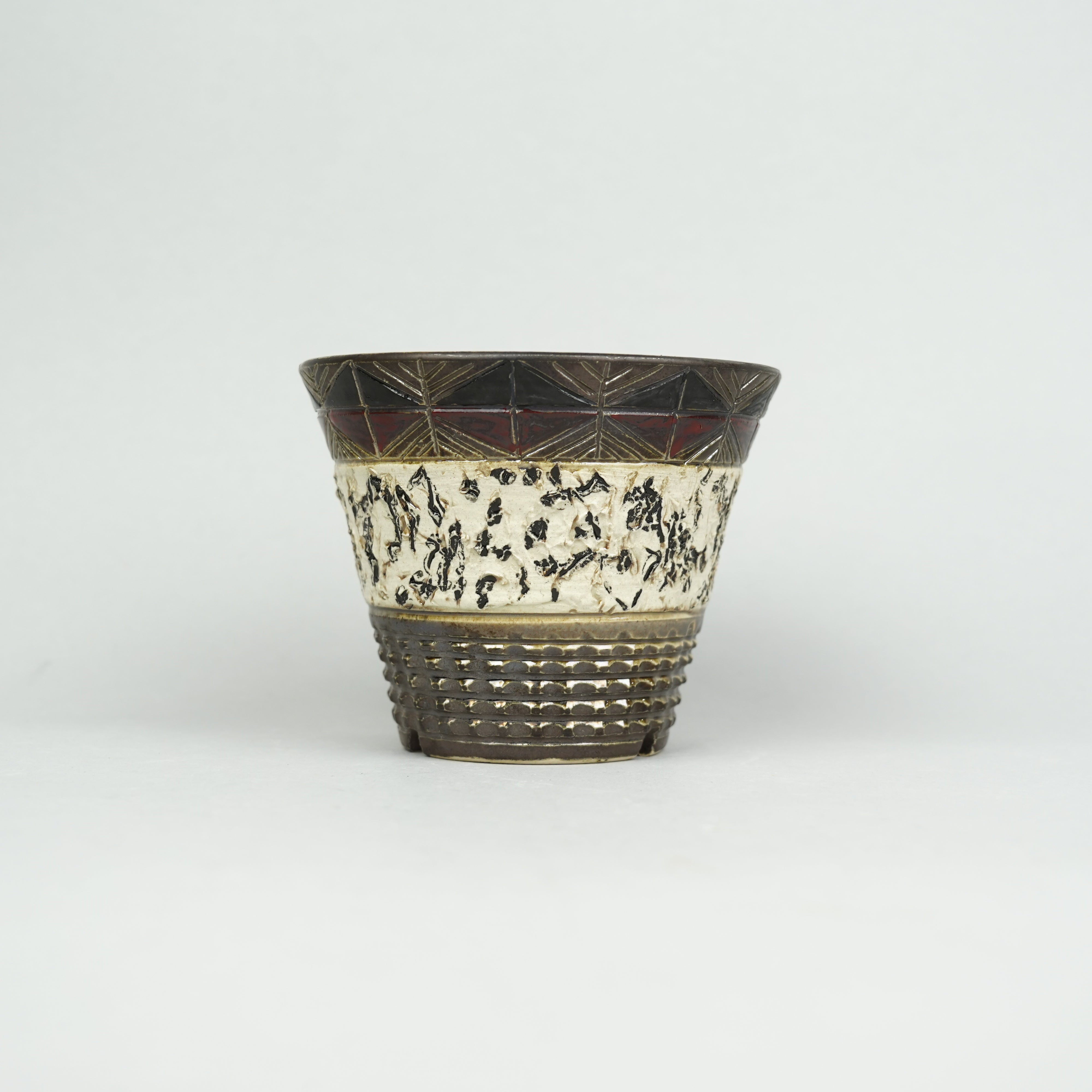 きなこ☆送料無料　18世紀フランス　総手描き　描画七宝/銅胎画琺瑯　鉢 きなこ☆送料無料 18世紀フランス 総手描き 描画七宝/銅胎画琺瑯